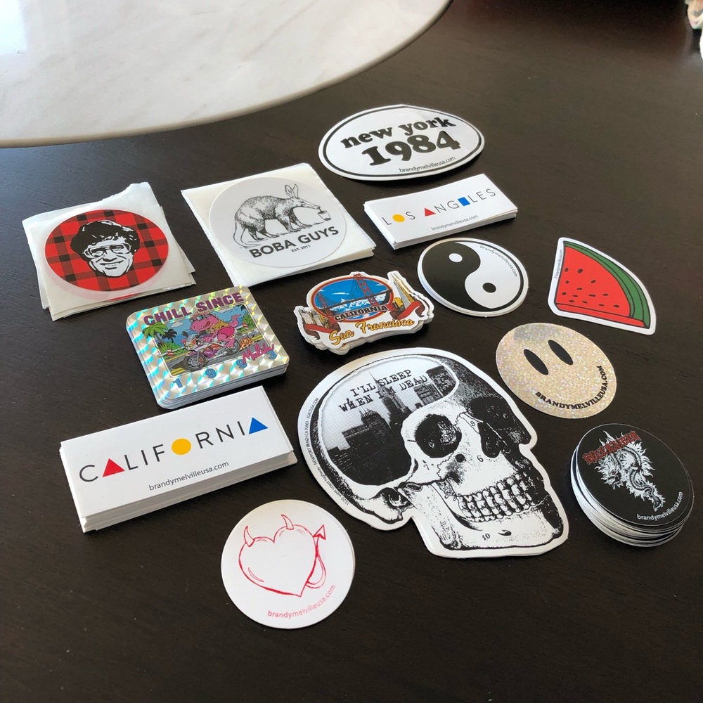 FREE BRANDY STICKER WITH EVERY PURCHASE